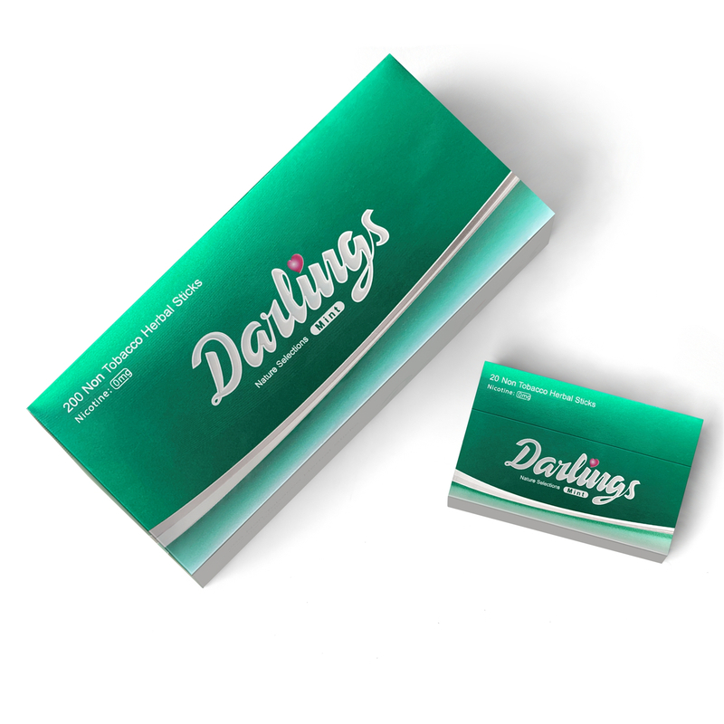 Darlings Heat Not Burn Herbal Sticks: Mint Flavor (0mg)